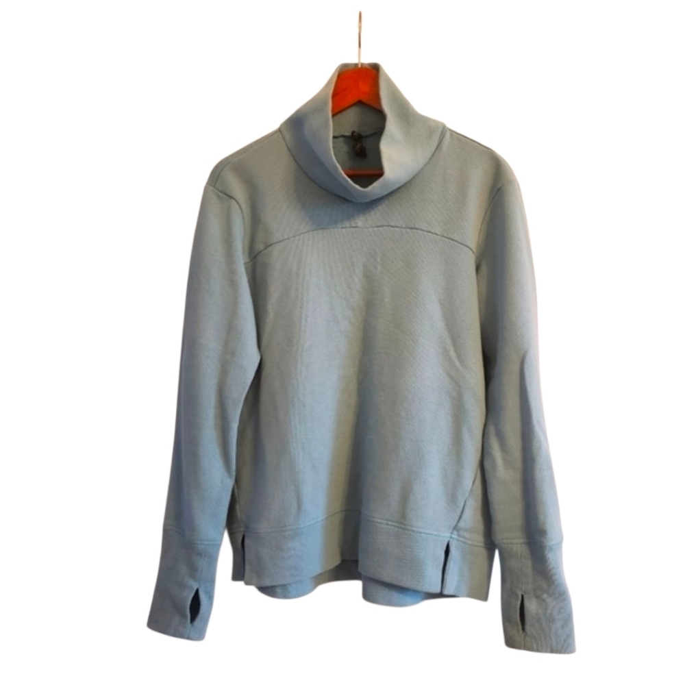 Gaiam sz M cotton sweater w thumb holes